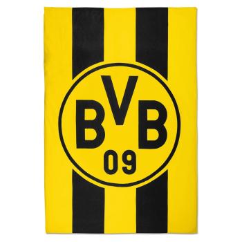 Preview: Borussia Dortmund BVB Bettwäsche Blockstreifen 135 x 200 cm